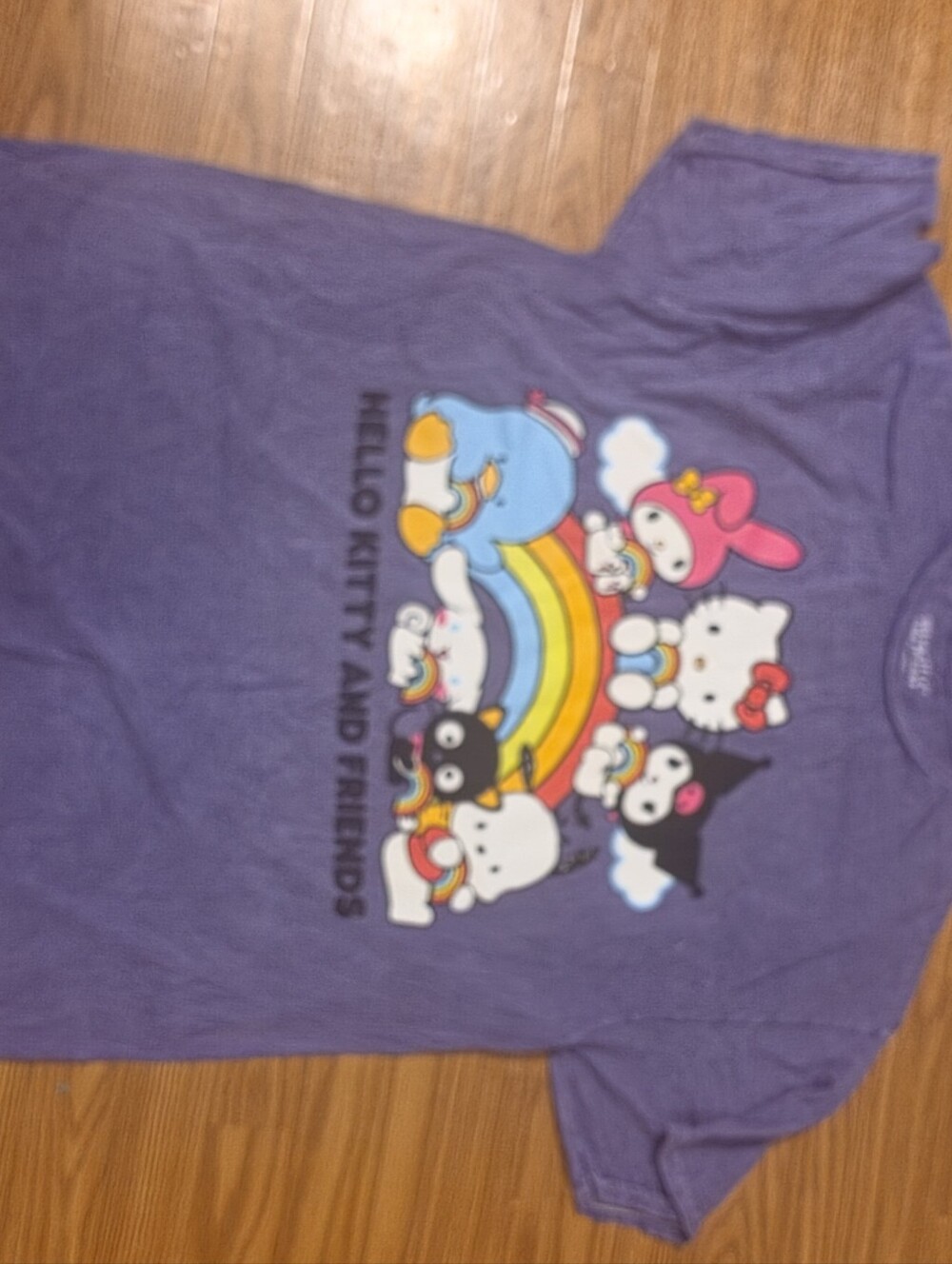 Hello Kitty and Friends Purple Women Graphic Tee - Picture 3 of 9